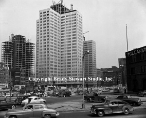 Pittsburgh's Gateway Center construction 1951